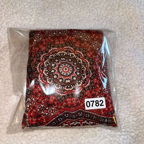 Abercrombie & Fitch Boho Mandala Dress Red Black White Size Small EUC - Picture 12 of 12